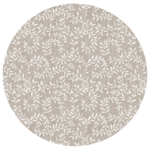 Rund vaxduk small leaf (Ø140 cm)