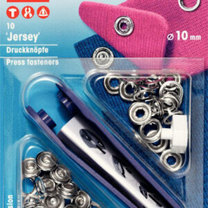 Nittryckknappar Jersey 10 mm (10 st)