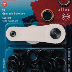 Öljetter 11 mm svart oxid (15 st)