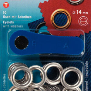 Öljetter 14 mm silver (10 st)