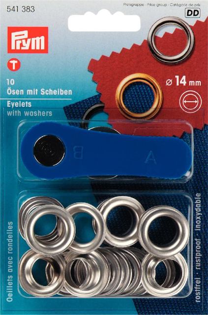 Öljetter 14 mm silver (10 st)