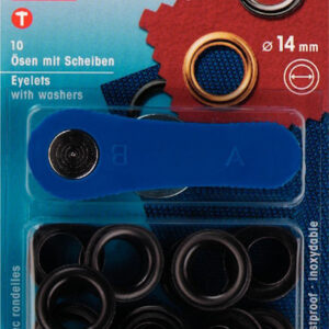 Öljetter 14 mm svart oxid (10 st)