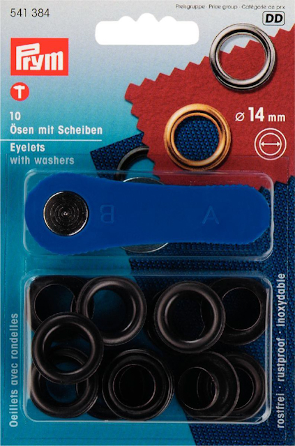 Öljetter 14 mm svart oxid (10 st)