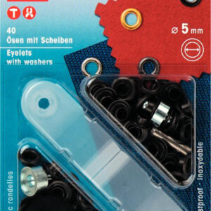 Öljetter 5 mm svart oxid (40 st)