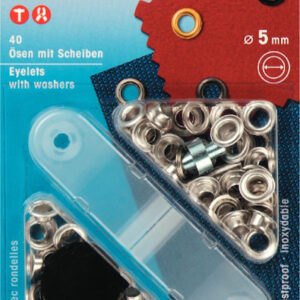 Öljetter 5 mm silver (40 st)