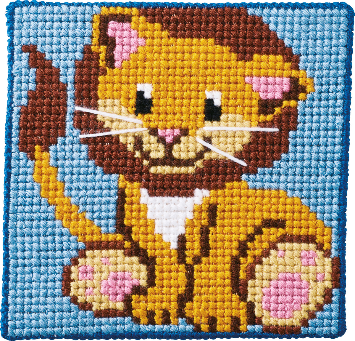 Lejon – barnstramaj (25×25 cm)