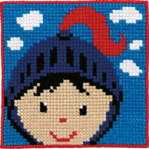 Riddare – barnstramaj (25×25 cm)