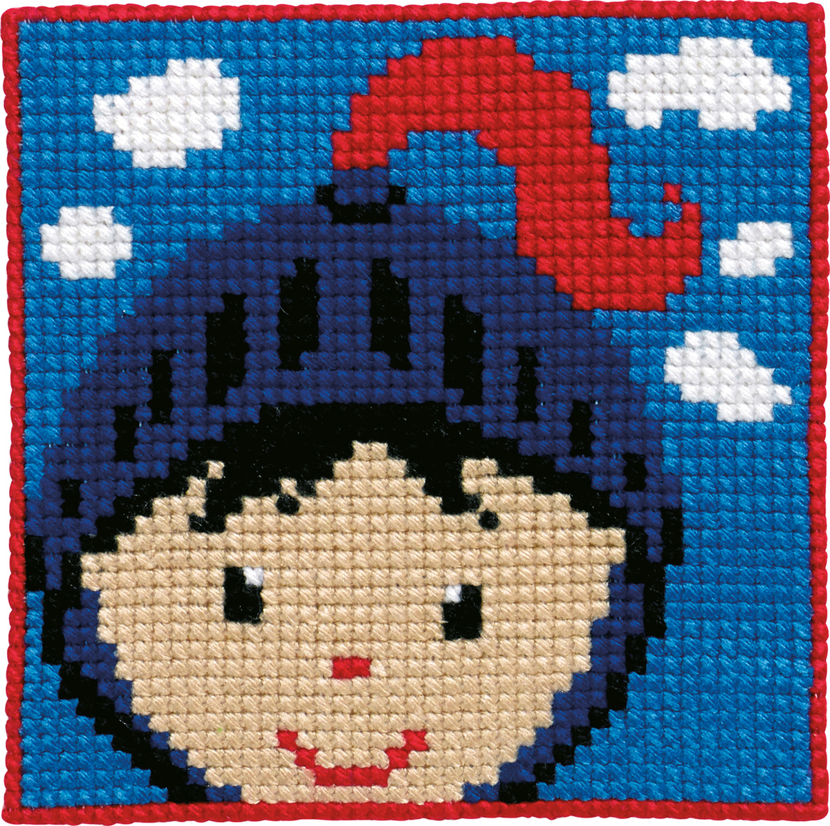 Riddare – barnstramaj (25×25 cm)