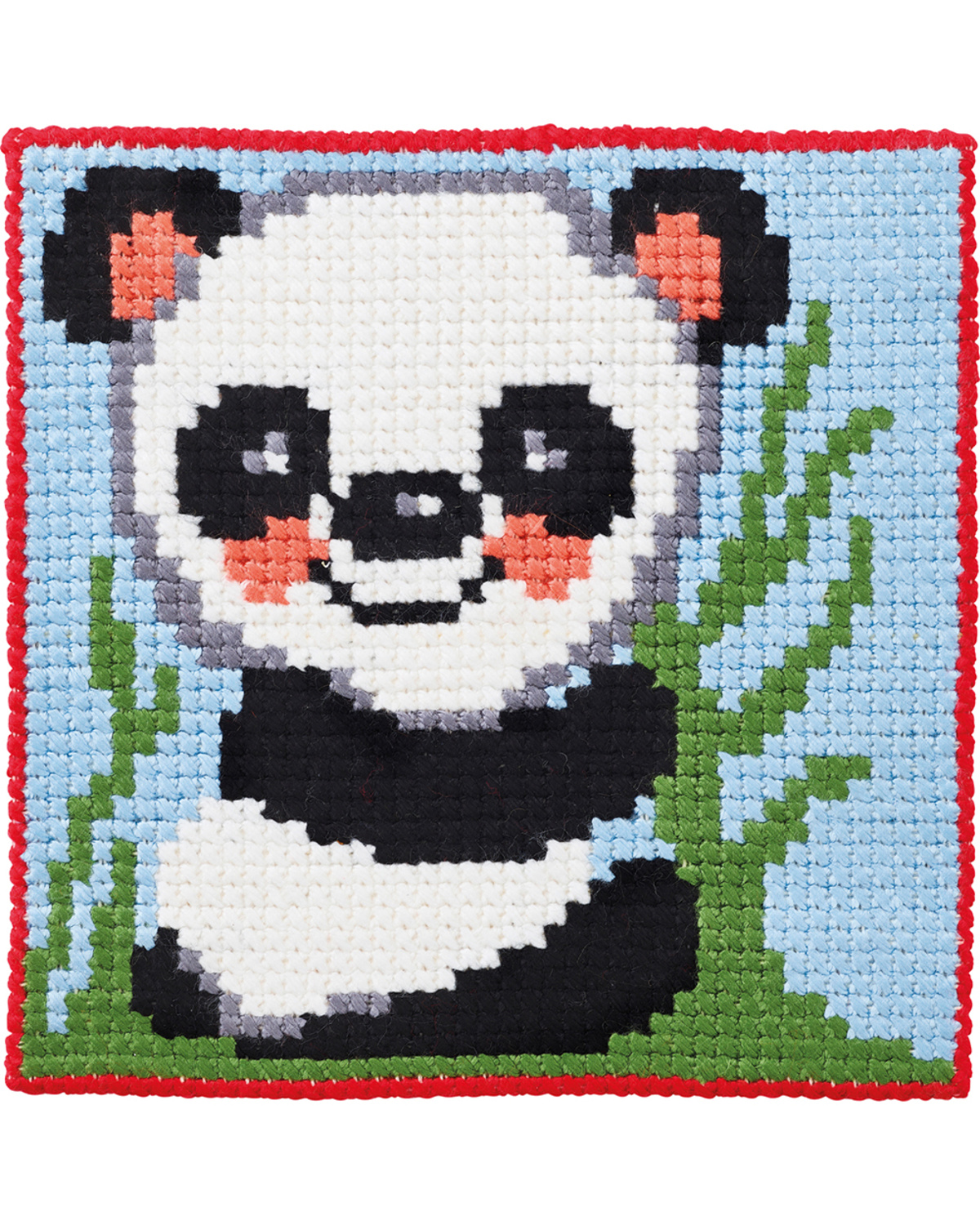 Panda – barnstramaj (25×25 cm)