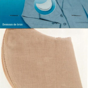 Absorberande transpira­tionsskydd beige (M, 2-pack)