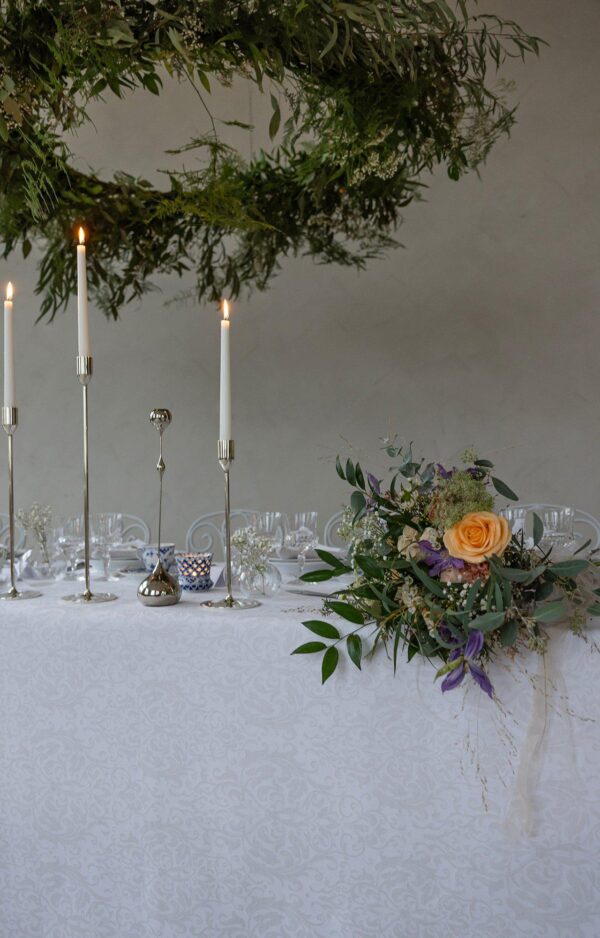 Medaljong bordsduk (150x300 cm)