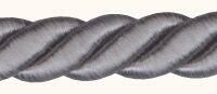 Dekorativ tvinnad snodd i silver (7,5 mm)