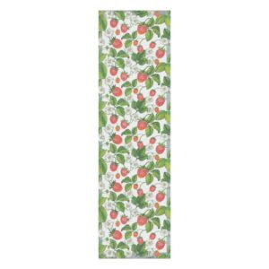 Jordgubbar bordslöpare (35x120 cm)