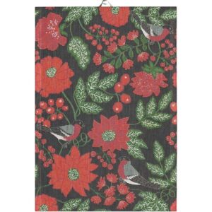 Julfåglar handduk (35x50 cm)