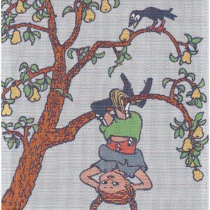 Uppochner Pippi handduk (40x60 cm)