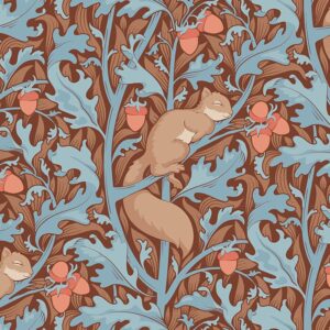 Tilda hibernation squireldreams hazel bomullstyg