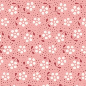 Tilda Meadow Basics Meadow Peach bomullstyg