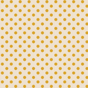 Tilda Creating Memories Polkadot Yellow tyg