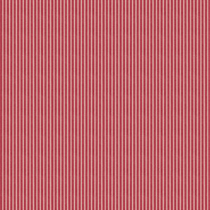 Tinystripe Red Winter bomullstyg