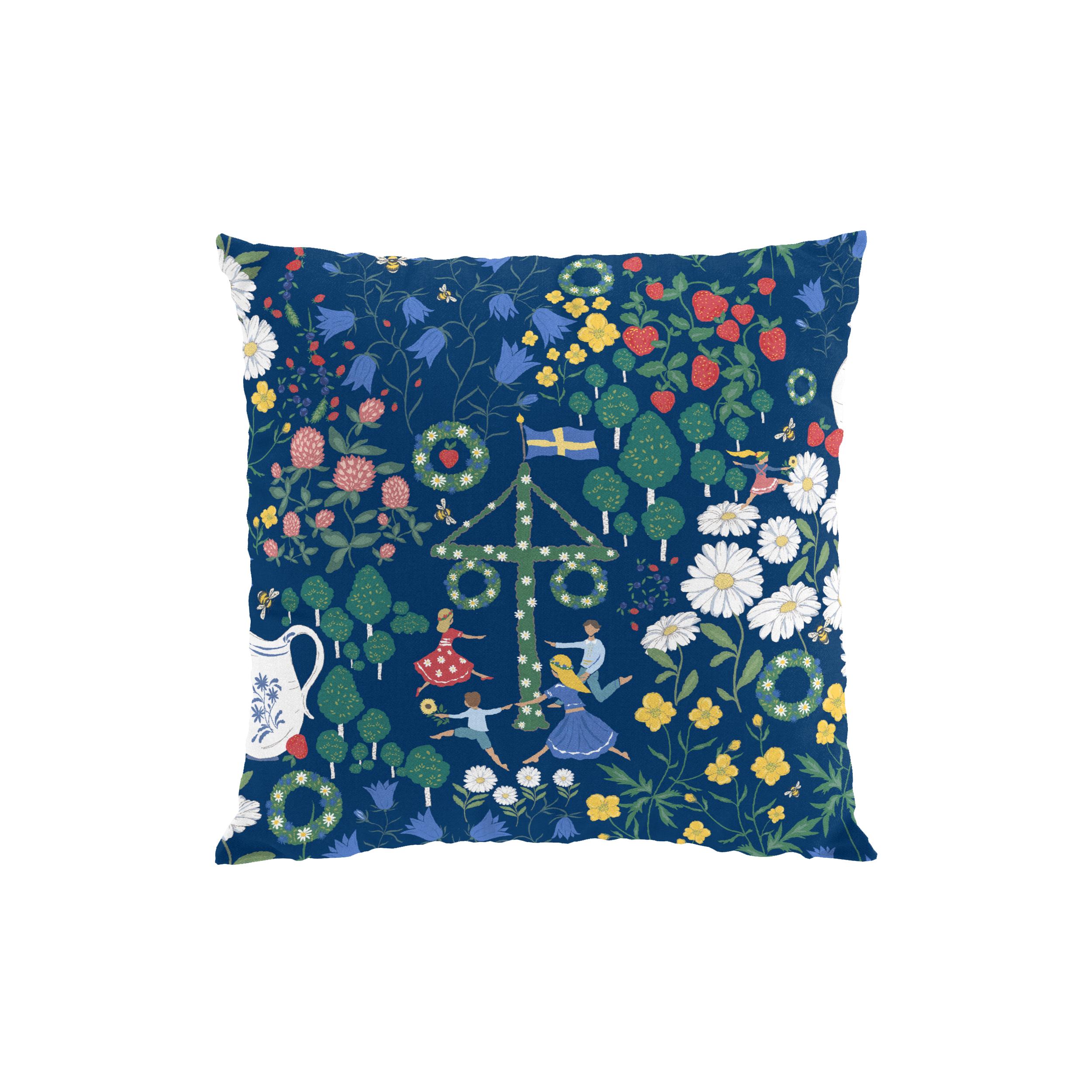 Midsommardans kuddfodral 47×47 cm