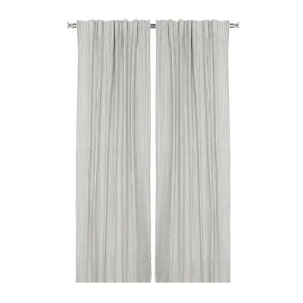 Alf multiband gardin (2-pack) olivgrön/beige