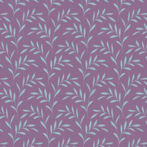 Tilda hibernation olivebranch lavender bomullstyg